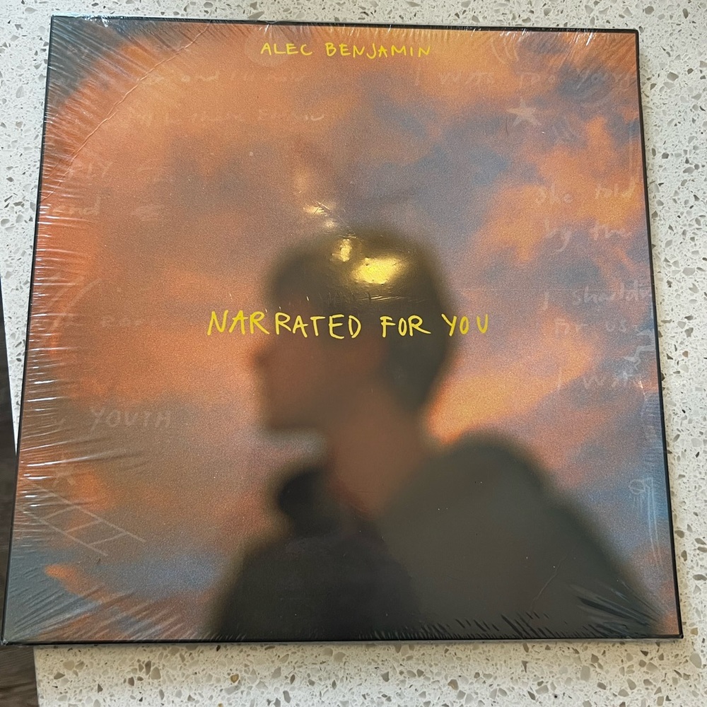 Alec Benjamin Narrated for you new in wrapping vinyl record.